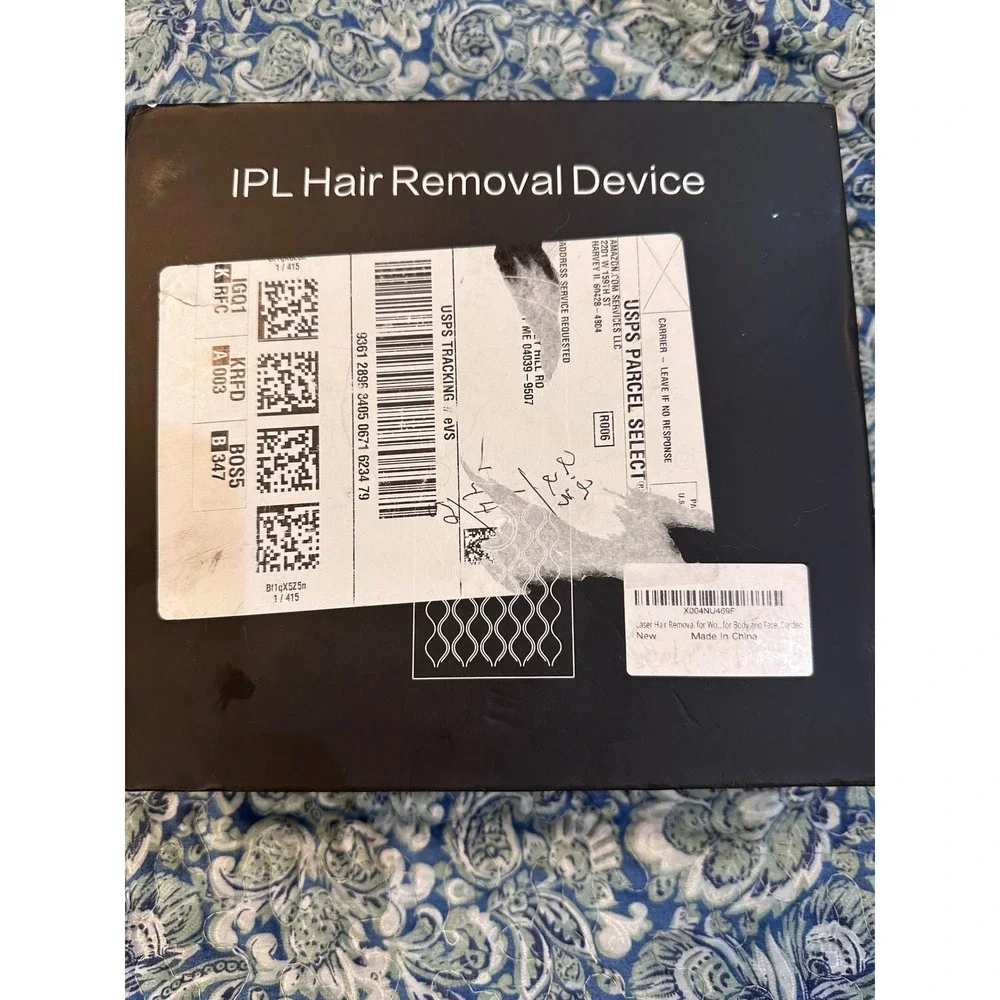 IPL Laser Hair Removal Device MLY-T069 Metallic Blue At Home Permanent Grooming
